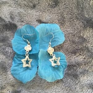 Silver Twinkle Star Earrings